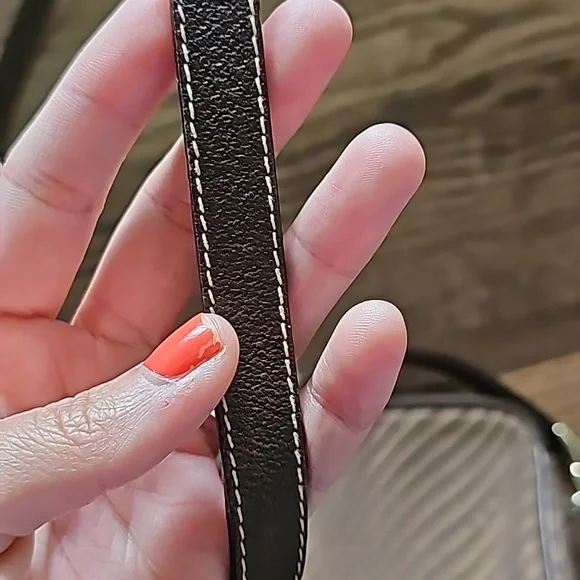 LAST DAY! Mark Cross 1845 Vintage Canvas and Leather Zebra Stripe Bag - Picture 6 of 14